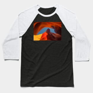 Looking Skyward, Lower Antelope Slot Canyon Baseball T-Shirt